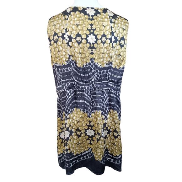 CABI 100% Silk Top Blouse Cami Tank L Dressy Office Career Event Flowy Classic - Picture 10 of 11